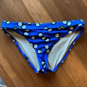 VS Victoria’s Secret Blue Dot Bikini Bottom Bathing Suit